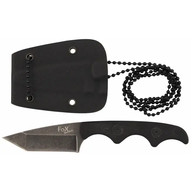 Víkendová Akce Fox Outdoor nůž na krk Neck II, černý
