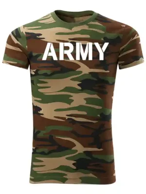 Odeslání Ihned DRAGOWA krátké tričko army, maskáčová 160g/m2