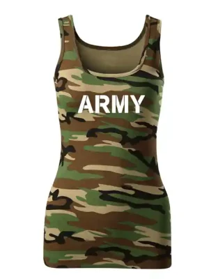 Ihned K Objednání DRAGOWA dámské tílko army, maskáčová 180g/m2
