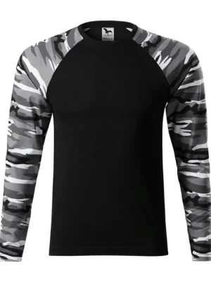 Malfini Camouflage tričko s dlouhým rukávem, grey, 160g/m2 Sezónní Sleva