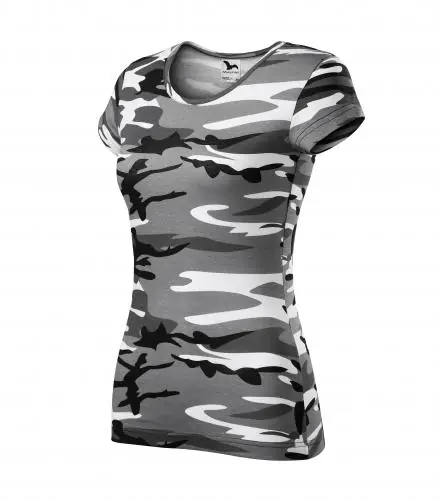 Malfini Camouflage dámské maskáčové tričko, grey, 150g/m2 Nejlepší Cena