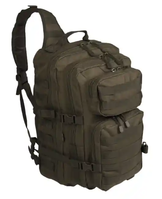 Mil-tec Assault large batoh jednopopruhový, olivový 29L Speciální Cena