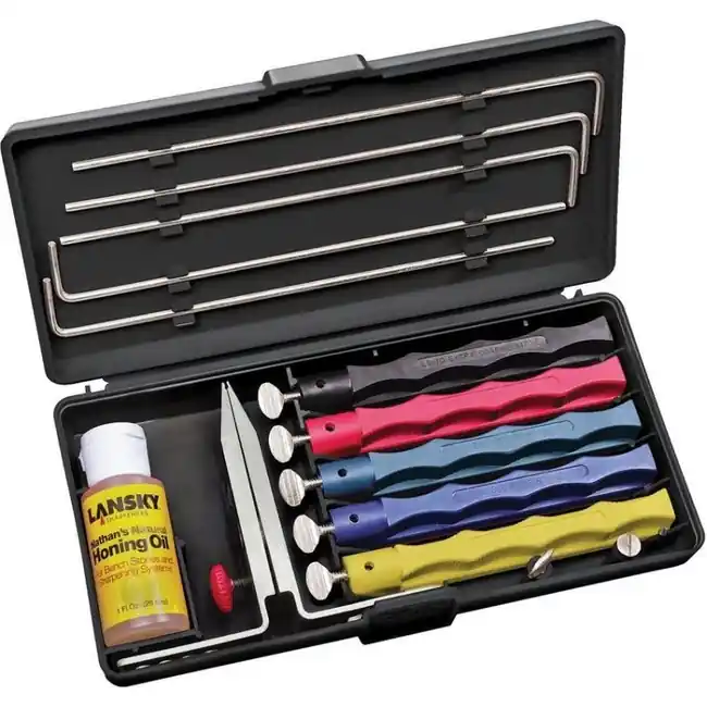 Jen Po Omezenou Doba Lansky brusná sada Deluxe Knife Sharpening System, 5ks