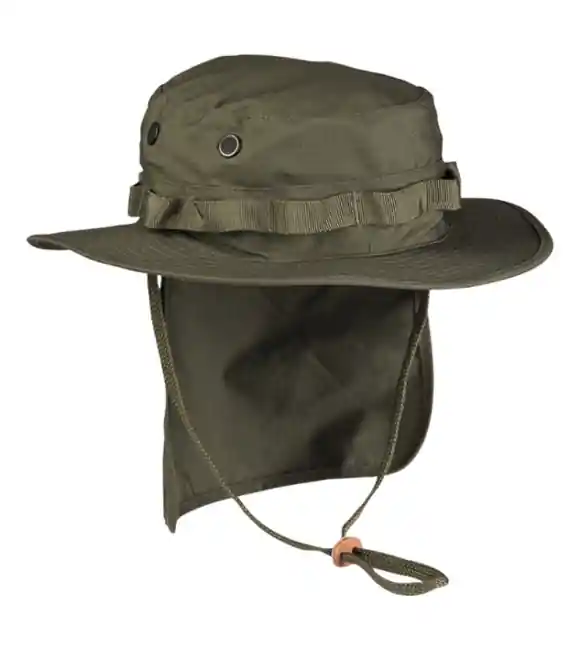 Autentický Mil-tec Boonie Rip-Stop klobouk, olivový