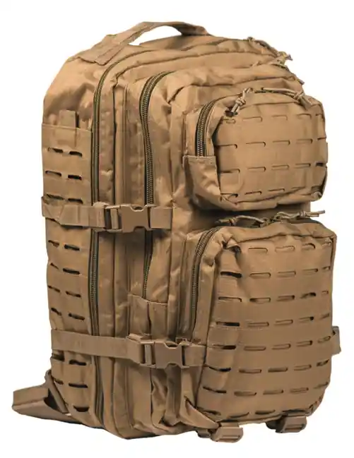 Mil-Tec batoh US Assault Large Laser Cut, coyote, 36L Aktuální