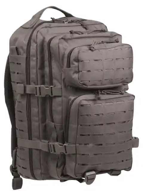 Horká Nabídka Mil-Tec batoh US Assault Large Laser Cut, šedý, 36L