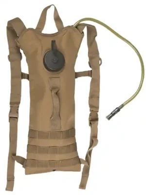 Autentický Mil-tec batoh hydratační 3l s popruhy, coyote