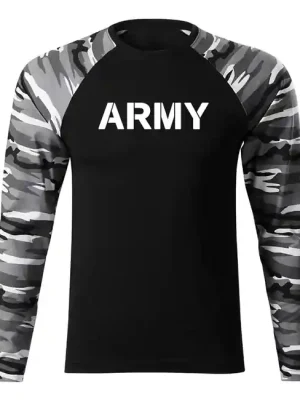 DRAGOWA Fit-T tričko s dlouhým rukávem army, metro 160g / m2 Horká Nabídka