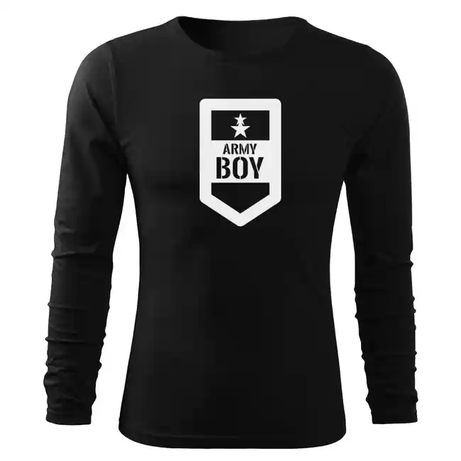Nová Kolekce DRAGOWA Fit-T tričko s dlouhým rukávem army boy, černá 160g / m2