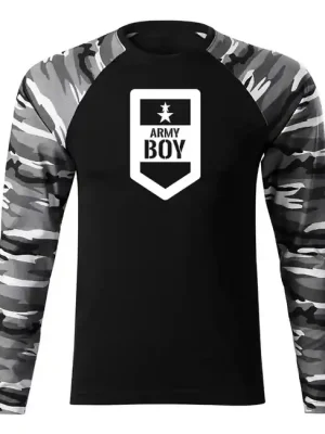 DRAGOWA Fit-T tričko s dlouhým rukávem army boy, metro 160g / m2 Speciální Cena