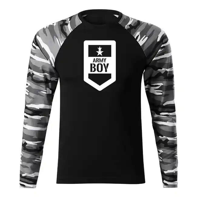 DRAGOWA Fit-T tričko s dlouhým rukávem army boy, metro 160g / m2 Speciální Cena