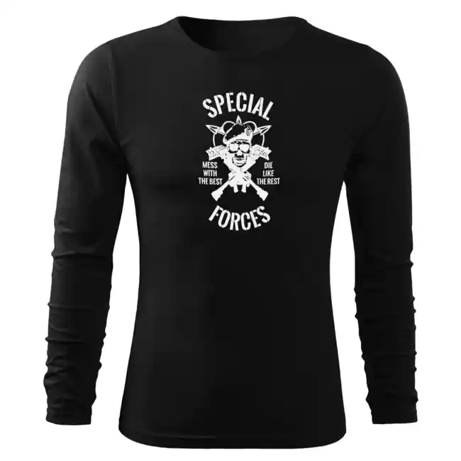 Objednat Nyní DRAGOWA Fit-T tričko s dlouhým rukávem special force, černá 160g / m2