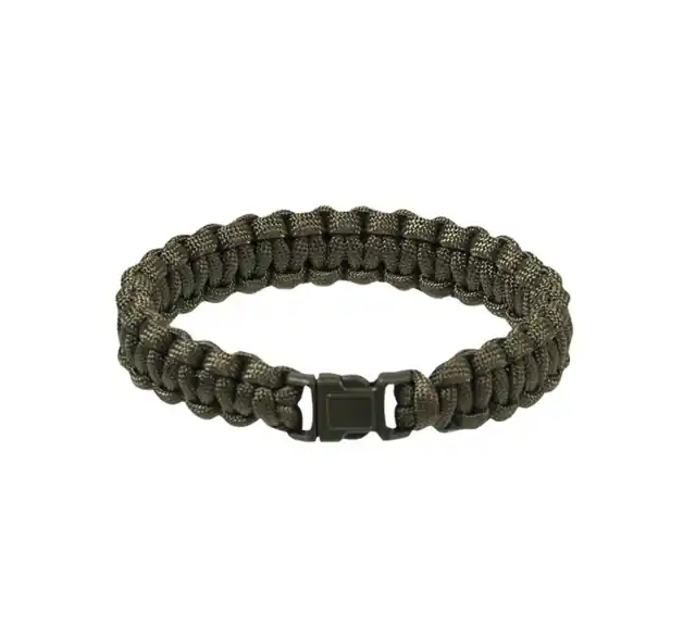 Mil-tec Survival paracord náramek 15mm, olivový Cenový Hit