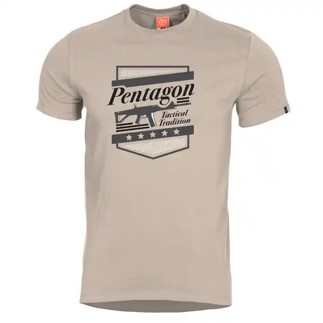 Víkendová Akce Pentagon A.C.R. tričko, khaki