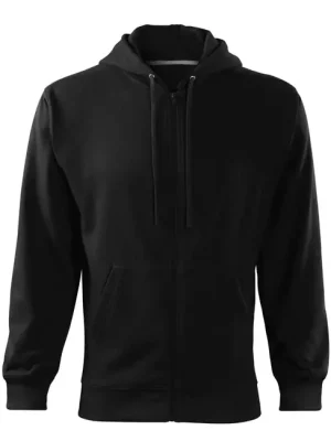 Speciální Cena Malfini Trendy zipper pánská mikina, černá, 300g/m2
