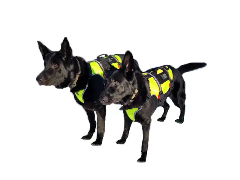 Levný K9 Thorn postroj ONE, reflexní žluta, L