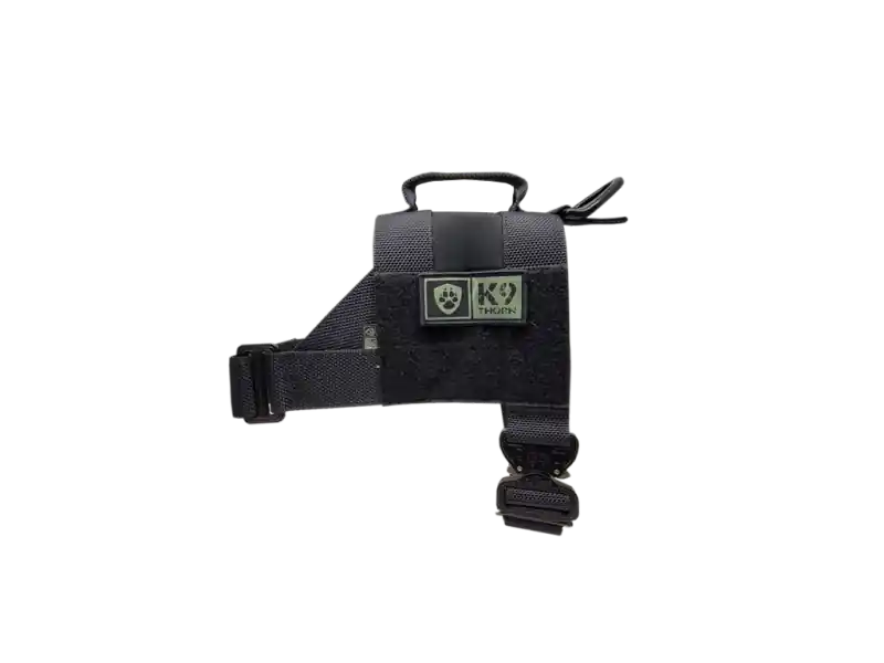 Ověřený K9 Thorn postroj Bravo, černý