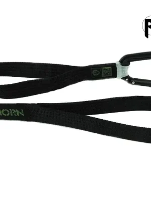 K9 Thorn vodítko s dvojitým úchopem a karabinou petzl, černé, XL Výprodej