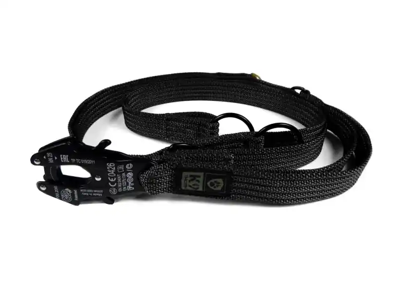 K9 Thorn vodítko oboustranné s karabinou kong frog, černé, 255cm Sleva