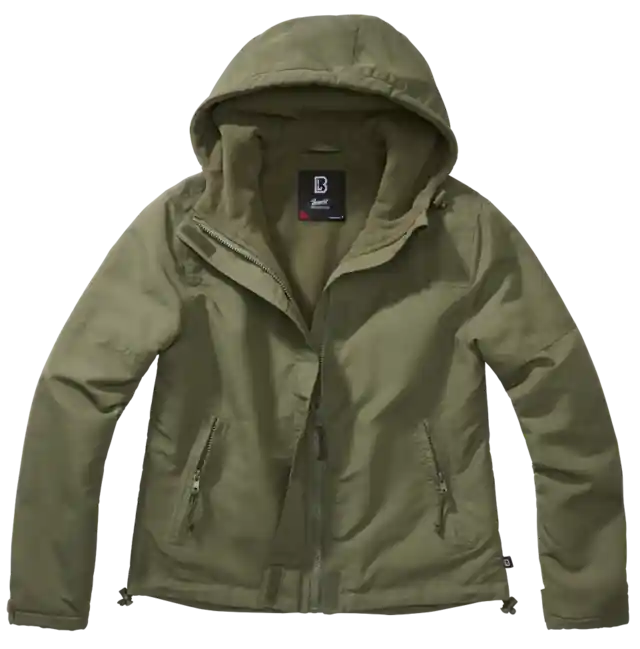 Brandit Windbreaker Frontzip dámská větrovka, olivová Nakupujte Hned