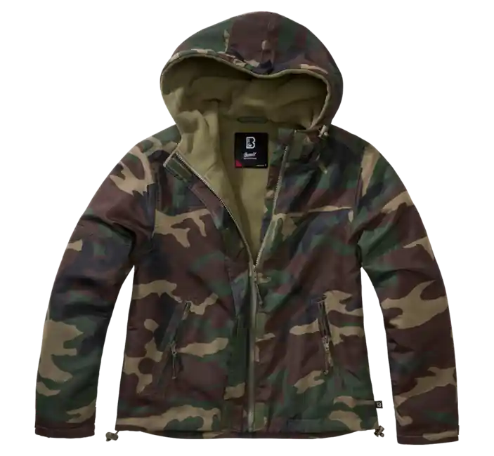 Přímo Od Výrobce Brandit Windbreaker Frontzip dámská větrovka, woodland