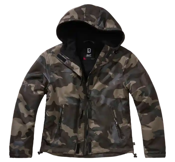 Dokud Zásoby Vydrží Brandit Windbreaker Frontzip dámská větrovka, darkcamo
