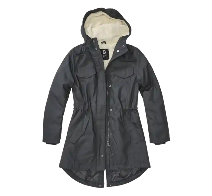 Brandit Marsh lake parka dámská zimní bunda s kapucí, anthracite Ověřený