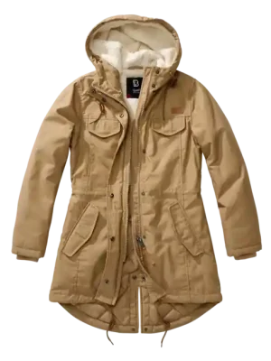 Brandit Marsh lake parka dámská zimní bunda s kapucí, khaki Nejlepší Cena