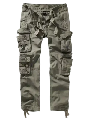 Brandit Pure slim fit kalhoty, olivové Jen Po Omezenou Doba
