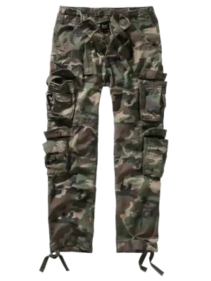 Sezónní Sleva Brandit Pure slim fit kalhoty, woodland