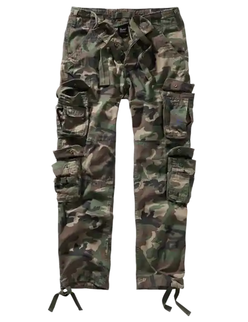 Sezónní Sleva Brandit Pure slim fit kalhoty, woodland