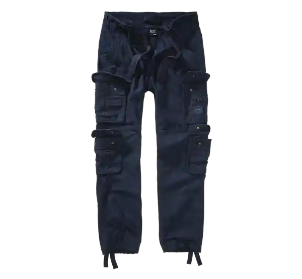 Cenově Výhodný Brandit Pure slim fit kalhoty, navy