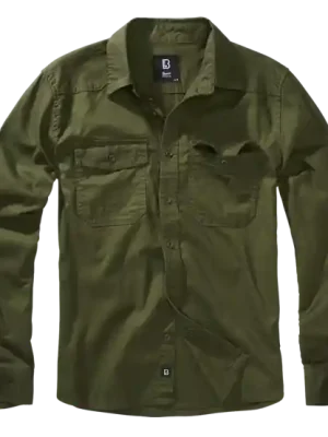 Značkový Brandit Flanellshirt košile, olivová