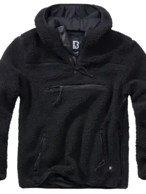 Brandit Teddyfleece Worker Pullover, černá Novinka