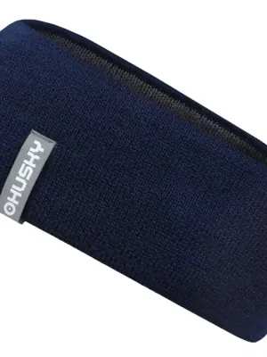 Značkový Husky Pánská merino čelenka Merband 1 modrá
