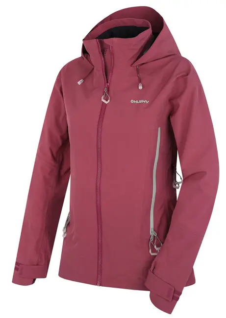 Sleva Husky Dámská outdoorová bunda Nakron dark burgundy