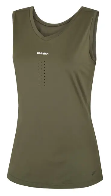 Husky Dámské oboustranné funkční tílko Tango L tm. khaki Must-Have