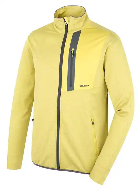 Husky Pánská mikina na zip Ane M lime green Top Prodej