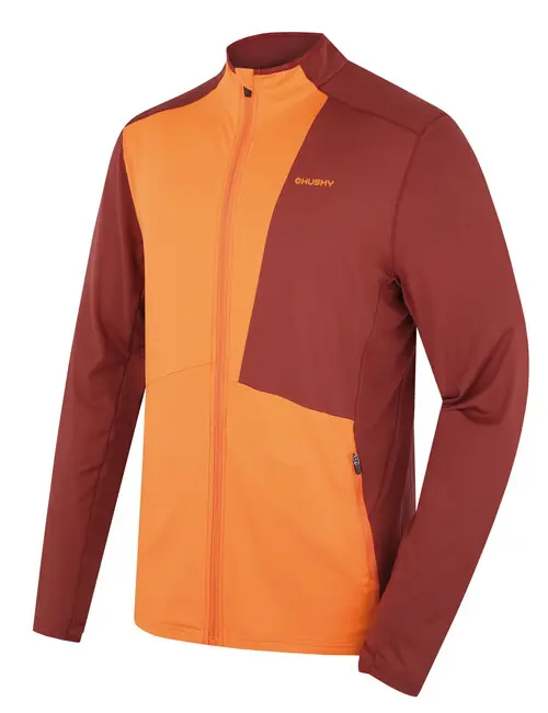 Husky Pánská mikina na zip Tarp zip M deep brick/orange, Autentický