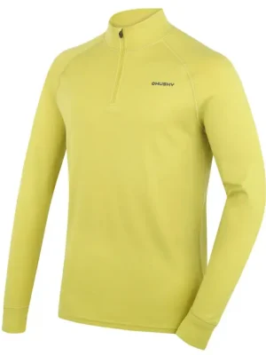 Akční Cena Husky Pánská merino mikina Aron Zip M, lime green