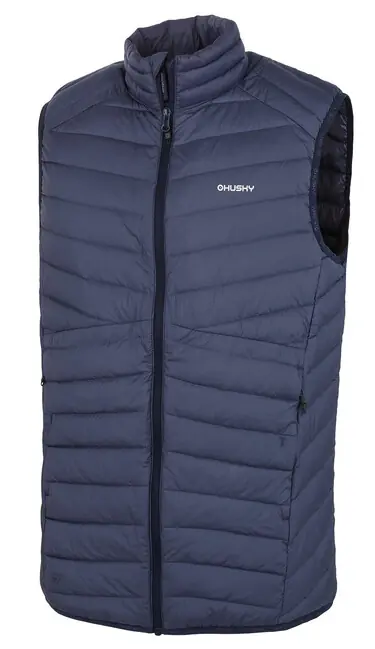 Husky Pánská péřová vesta Dresles M dk. blue Horká Nabídka
