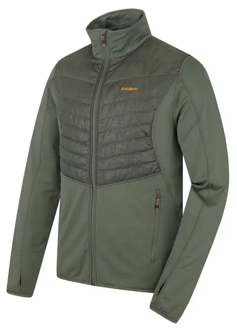 Značkový Husky Pánská mikina Airy M dk. grey green