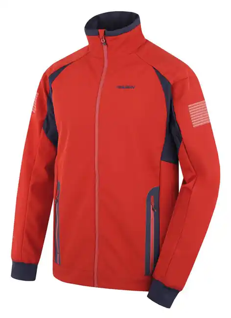 Husky Pánská softshell bunda Scooby M deep brick Přímo Od Výrobce