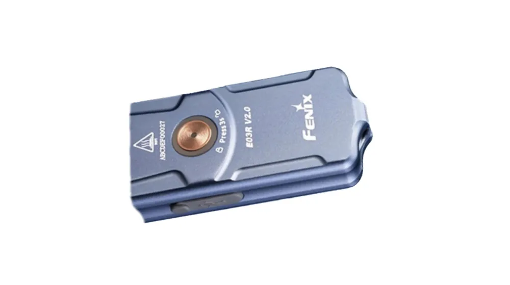 Originální Nabíjecí baterka Fenix E03R V2.0 - modrá