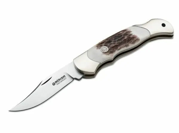Böker Manufaktur Solingen kapesní nůž Boy Scout Stag 5,7 cm, paroží Levný