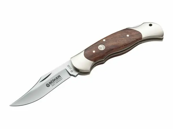 Böker Manufaktur Solingen lovecký nůž Optima Rosewood 9 cm, palisandr Autentický