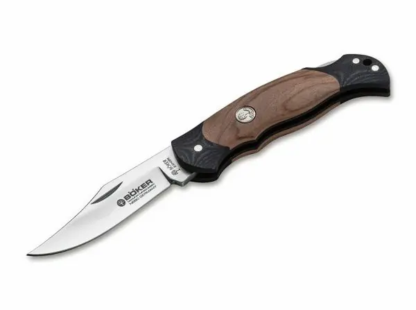 Böker Manufaktur Solingen Boy Scout Lightweight Olive kapesní nůž 5,7 cm, olivové dřevo, G10 Cenový Hit