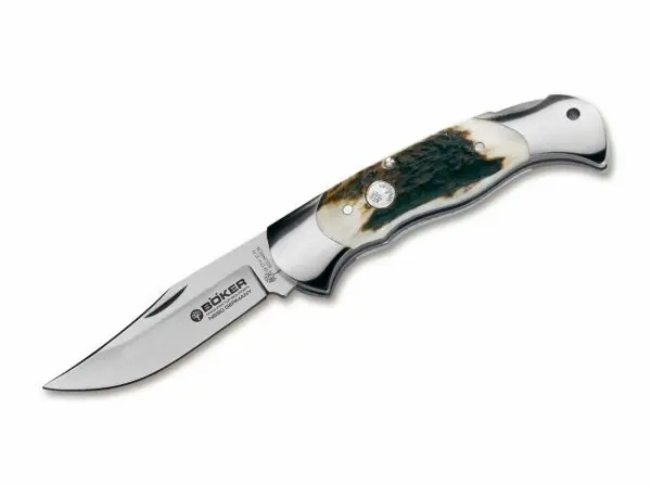 Koupit Online Böker Manufaktur Solingen Kapesní nůž Scout Stag 8 cm, paroží
