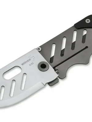 Finální Výprodej Böker Plus Credit Card Knife kapesní nůž na krk 5,8 cm, G10, titan