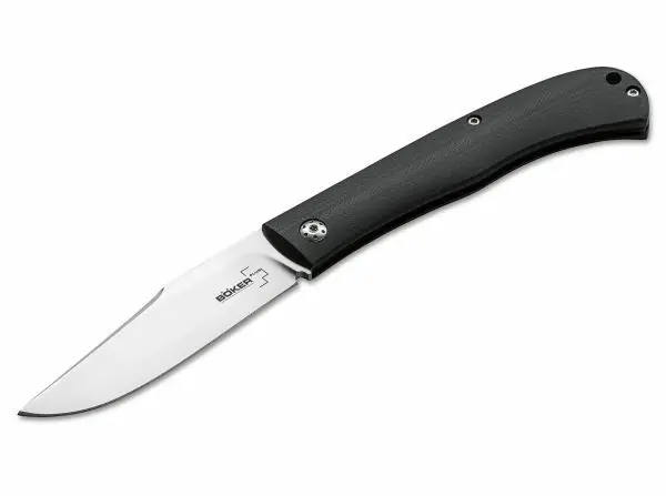 Autentický Böker Plus Slack kapesní nůž 8,2 cm, černý, G10
